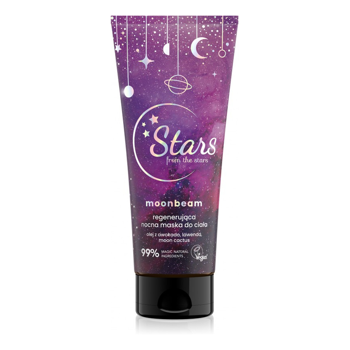 Stars from the Stars Space Body Moonbeam Regenerująca nocna maska do ciała 200ml