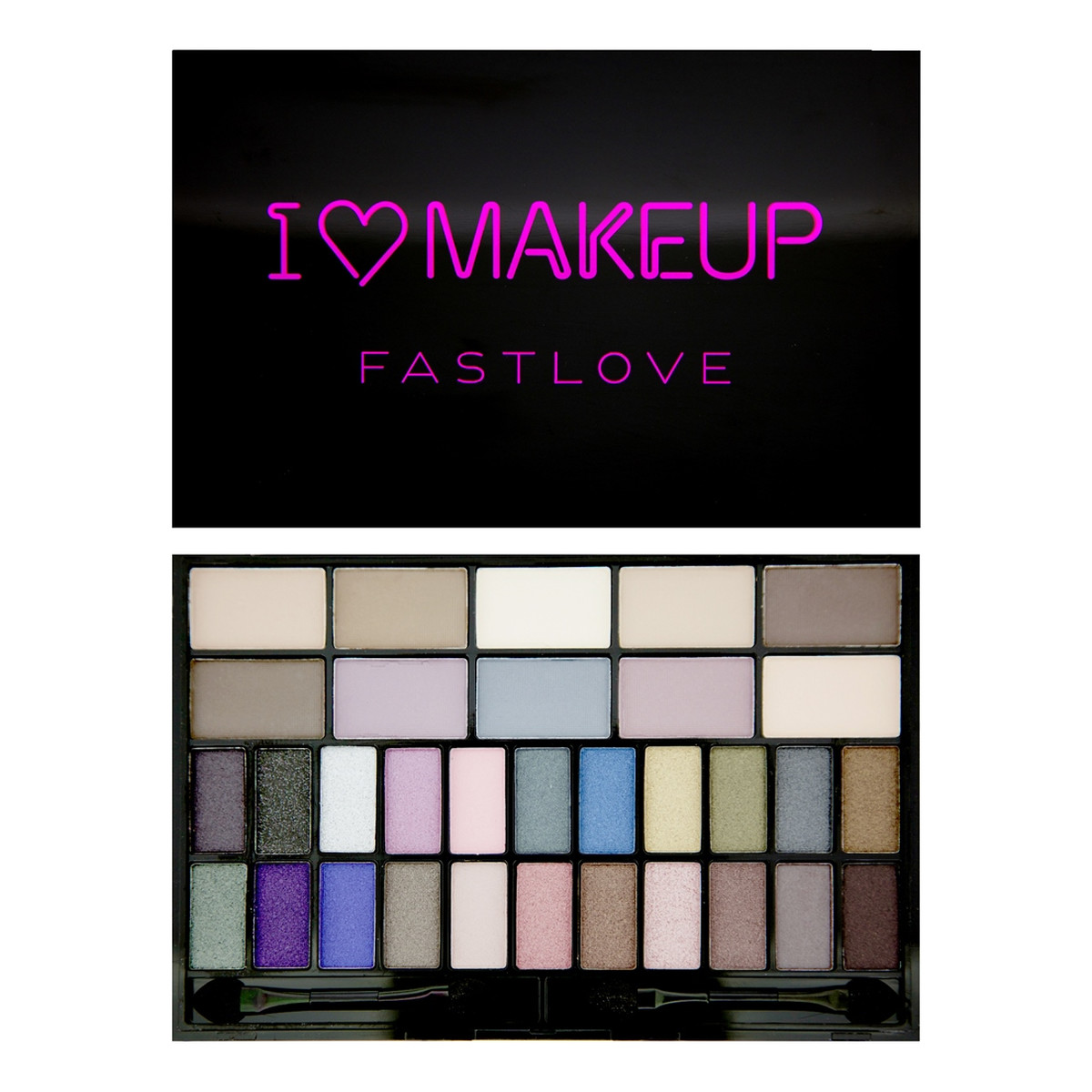 Makeup Revolution I Love Makeup Fast love Paleta Cieni Do Powiek 14g