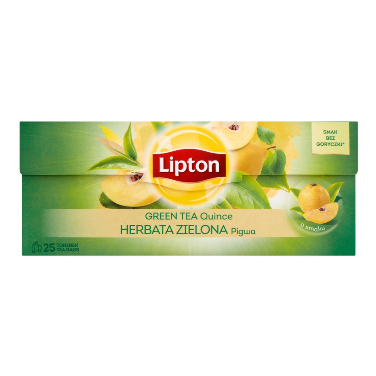 Lipton Green Tea herbata zielona Pigwa 25 torebek 40g