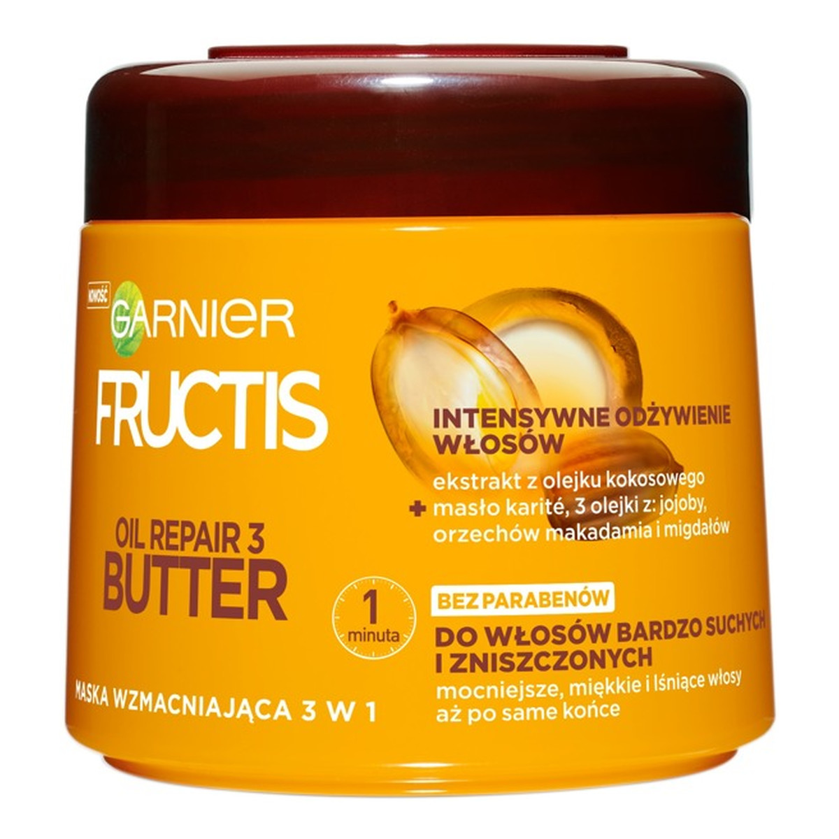 Garnier Fructis Oil Repair 3 Butter maseczka wzmacniająca 300ml