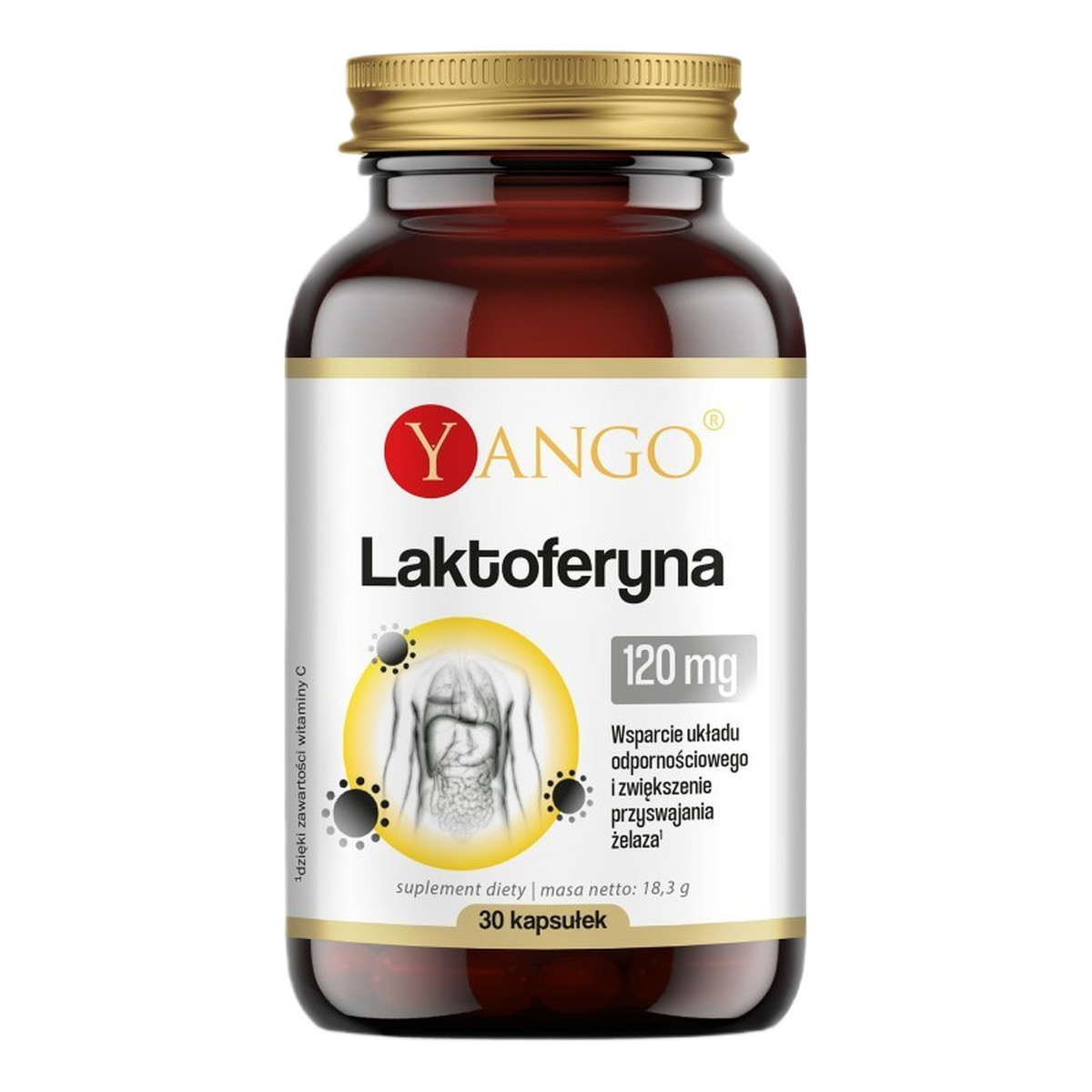 Yango Laktoferyna suplement diety 30 kapsułek