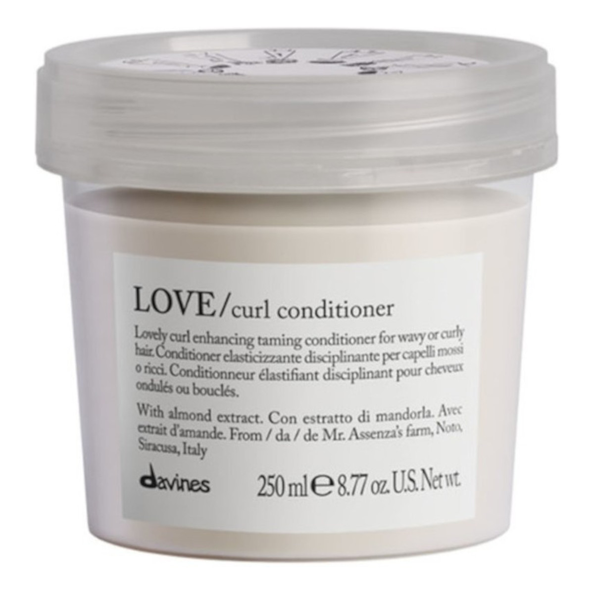 Davines Essential haircare love curl conditioner proteinowa odżywka do włosów kręconych 250ml