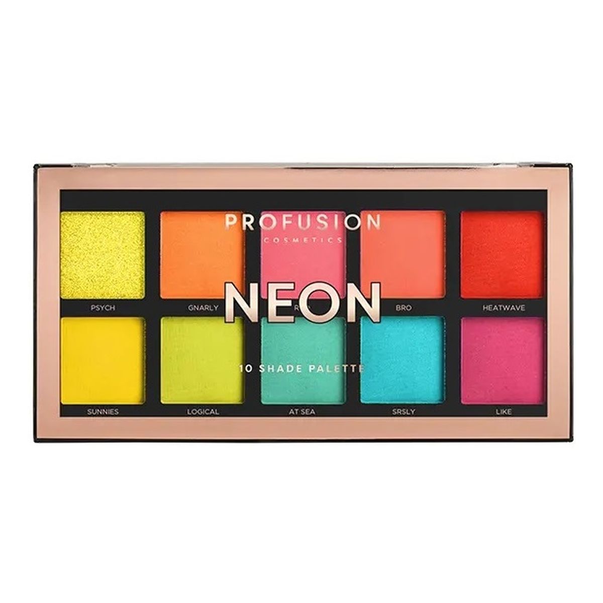 Profusion Neon eyeshadow palette paleta 10 cieni do powiek