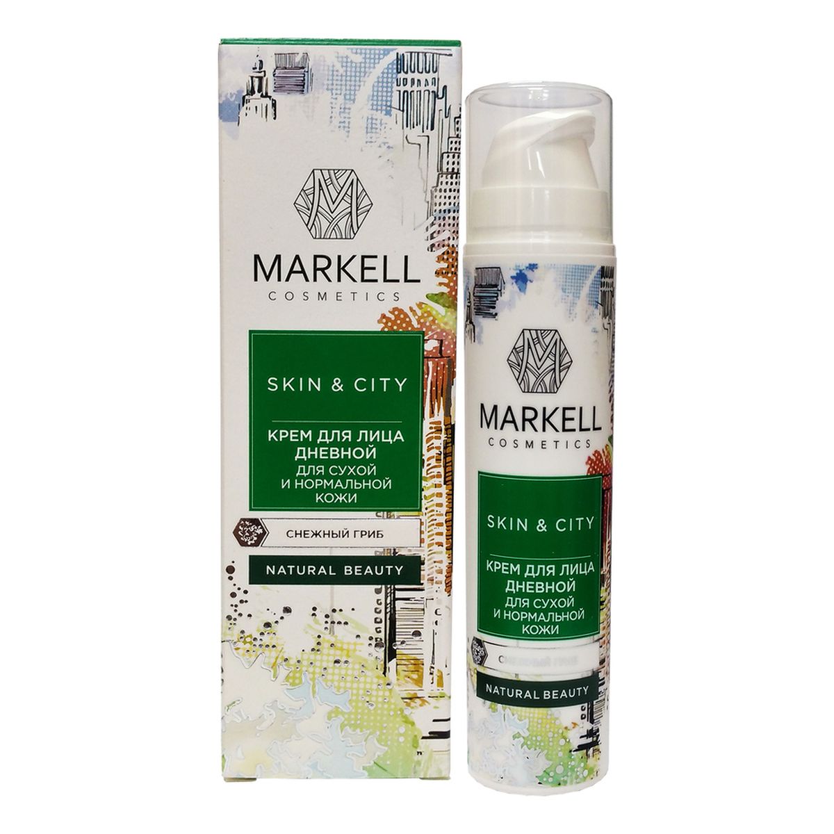 Markell Cosmetics Skin & City KREM DO TWARZY NA DZIEŃ CERA SUCHA I NORMALNA 50ml