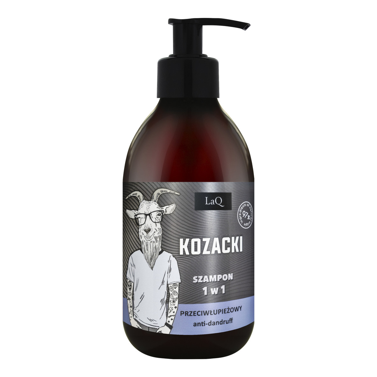 Laq Kozioł z Klasą szampon 1w1 przetłuszczających się i z łupieżem 300ml