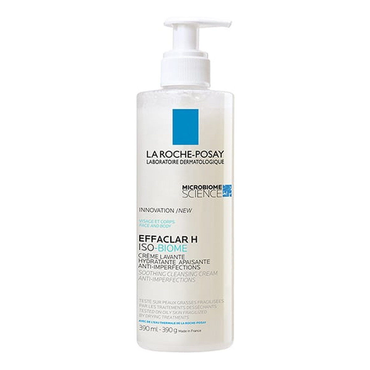 La Roche Posay Effaclar H Iso-Biome kojący krem myjący 390ml