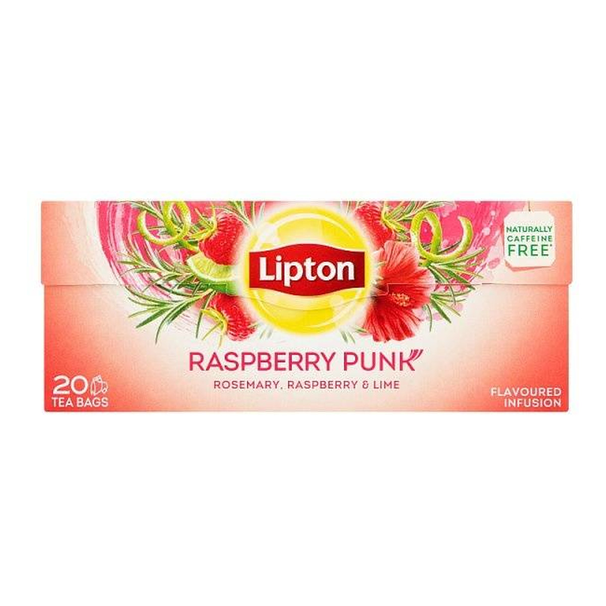 Lipton Raspberry Punk Herbata owocowa 20 torebek 32g