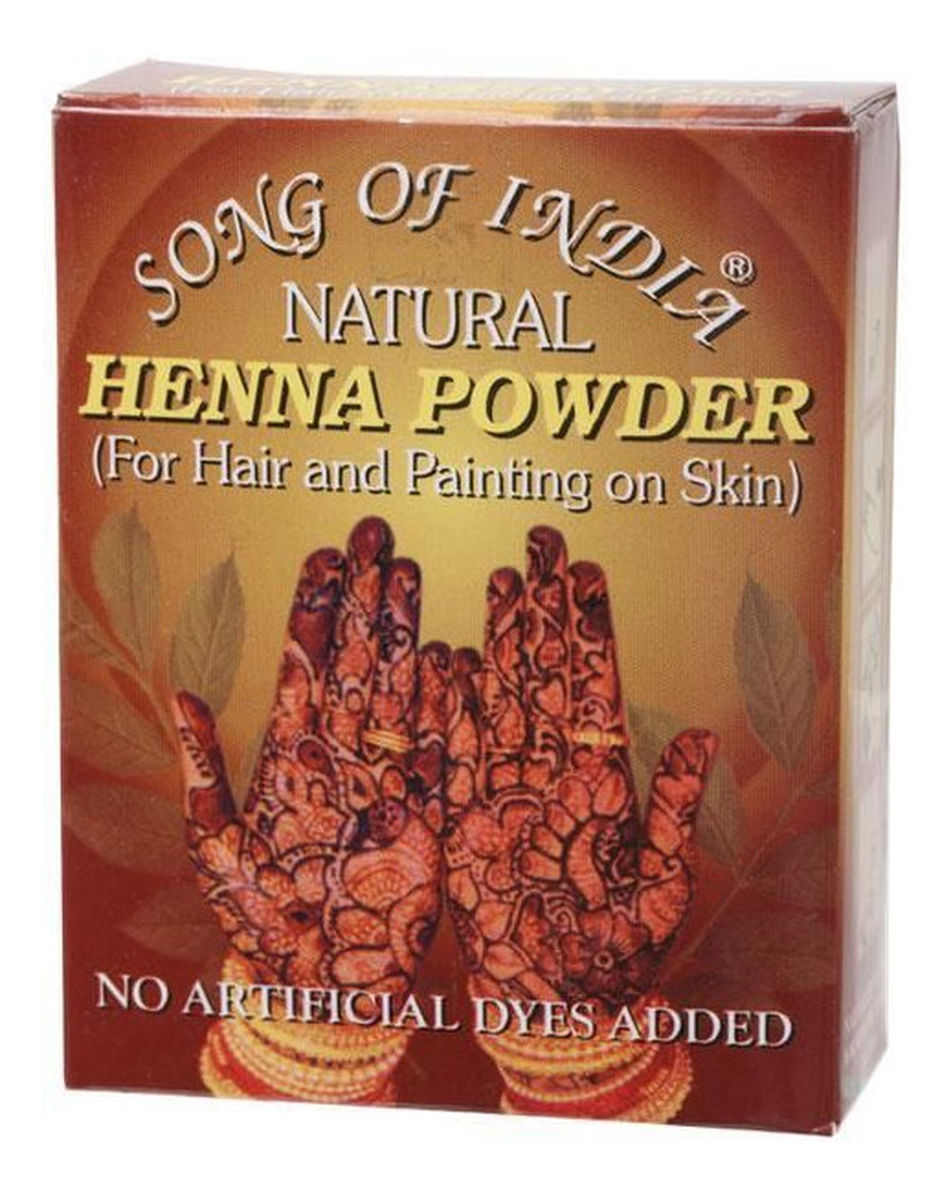 Henna w proszku naturalna do mehandi lub koloryzacji włosów