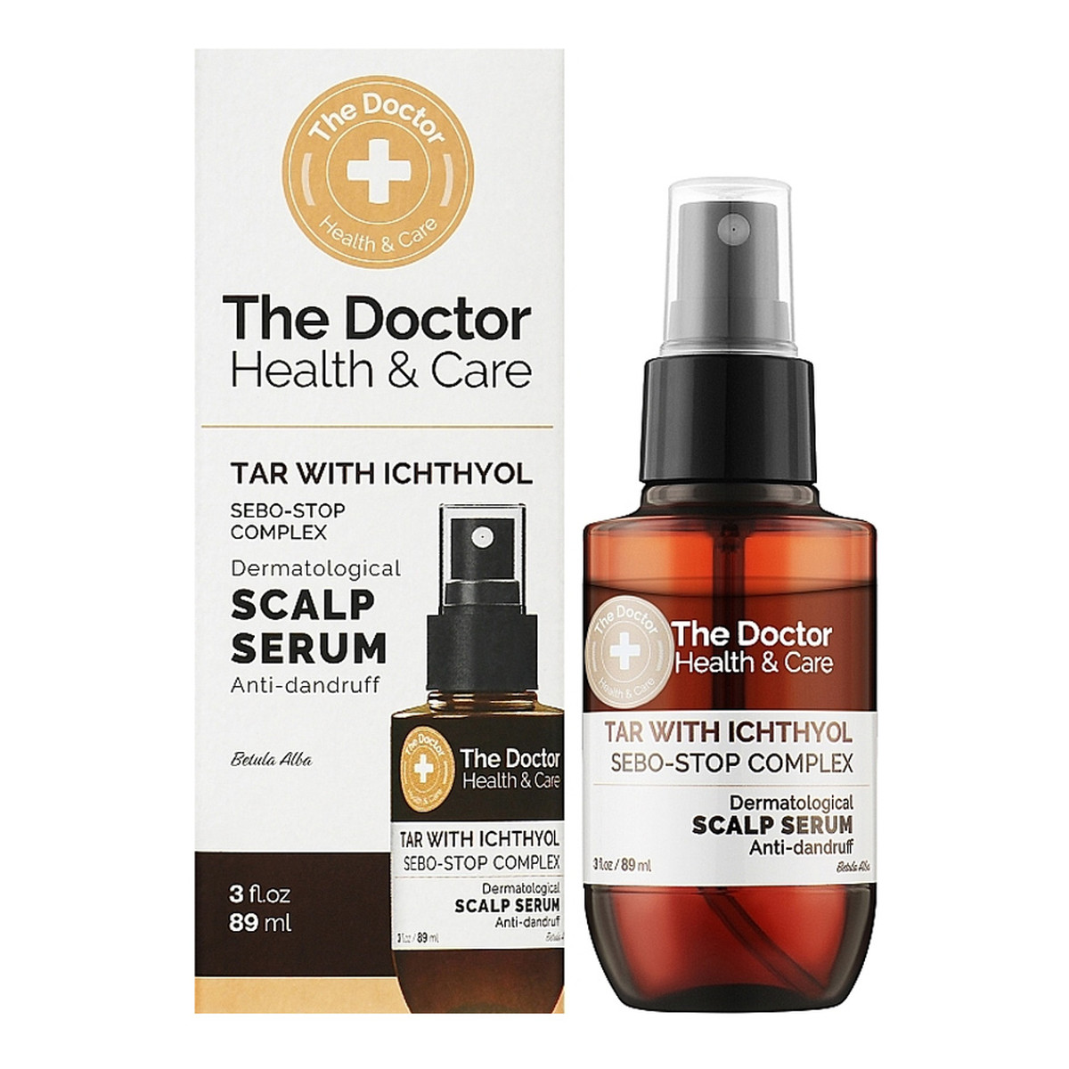 The Doctor Health & Care Serum do skóry głowy Dziegieć + Ichthyol + Sebo-Stop complex 89ml