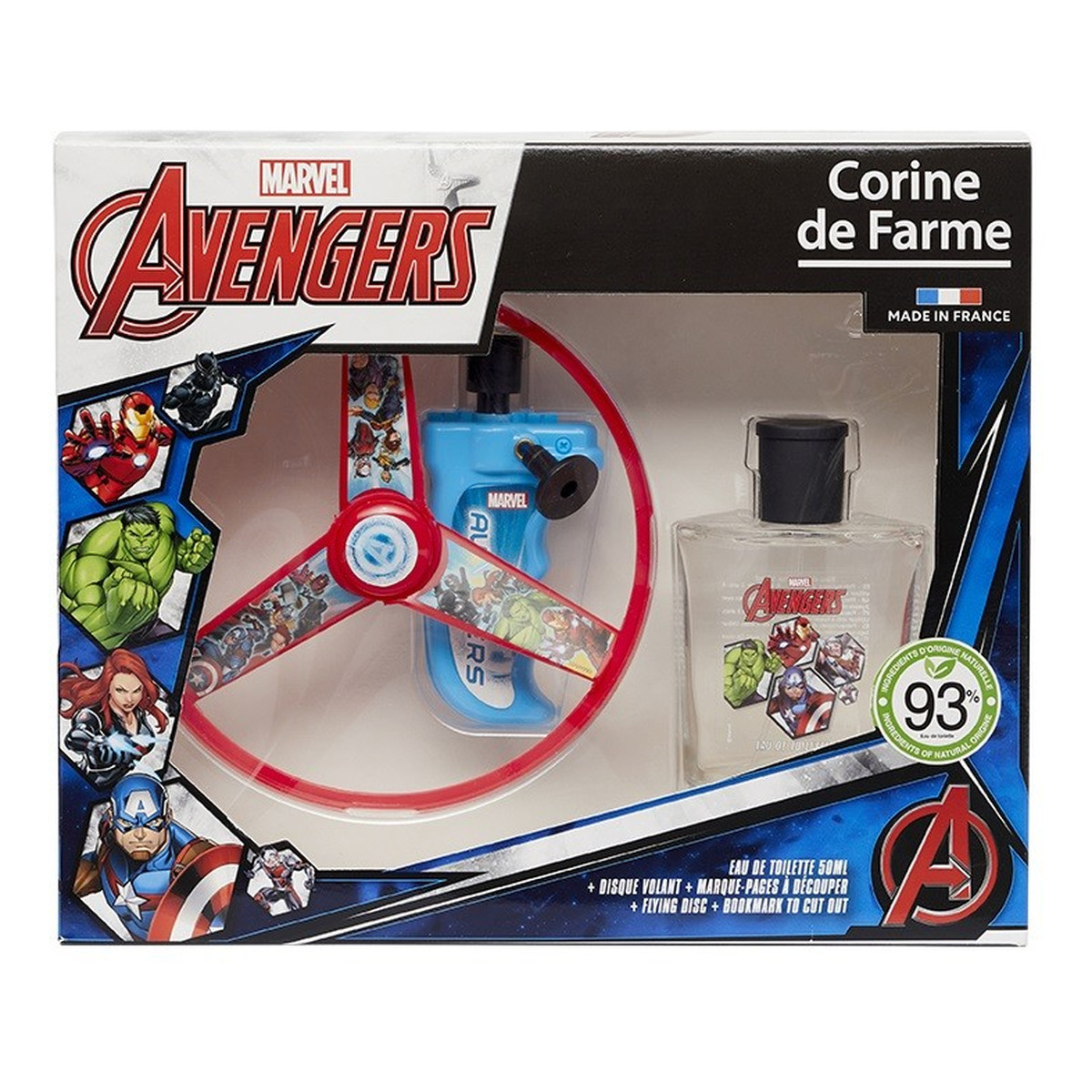 Corine De Farme Marvel Zestaw prezentowy dla chłopców avengers 1op.
