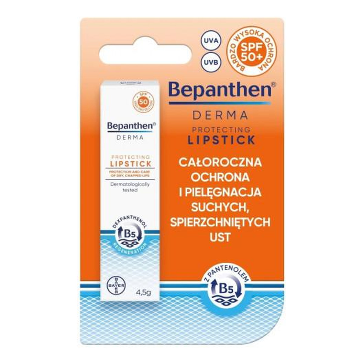 Bepanthen Derma ochronna pomadka do ust SPF50 4.5g