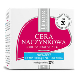 Nawilżający krem redukujący zaczerwienienia SPF 20