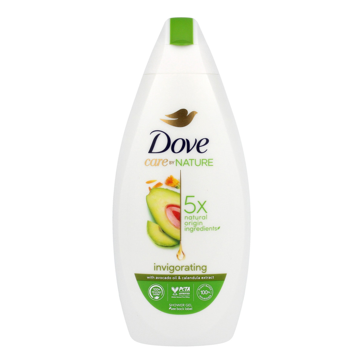 Dove Care By Nature Żel pod prysznic Invigorating - Avocado Oil & Calendula Extract 400ml