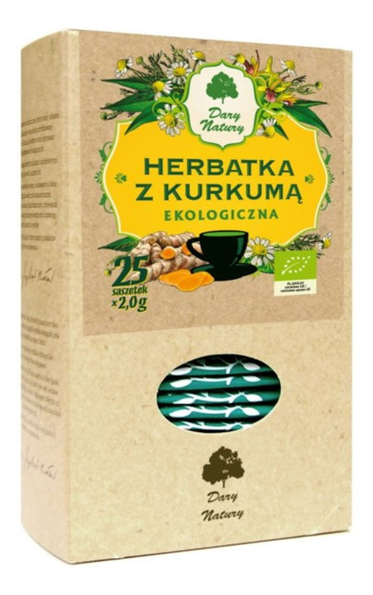 Herbatka ekologiczna z kurkumą 25x2g