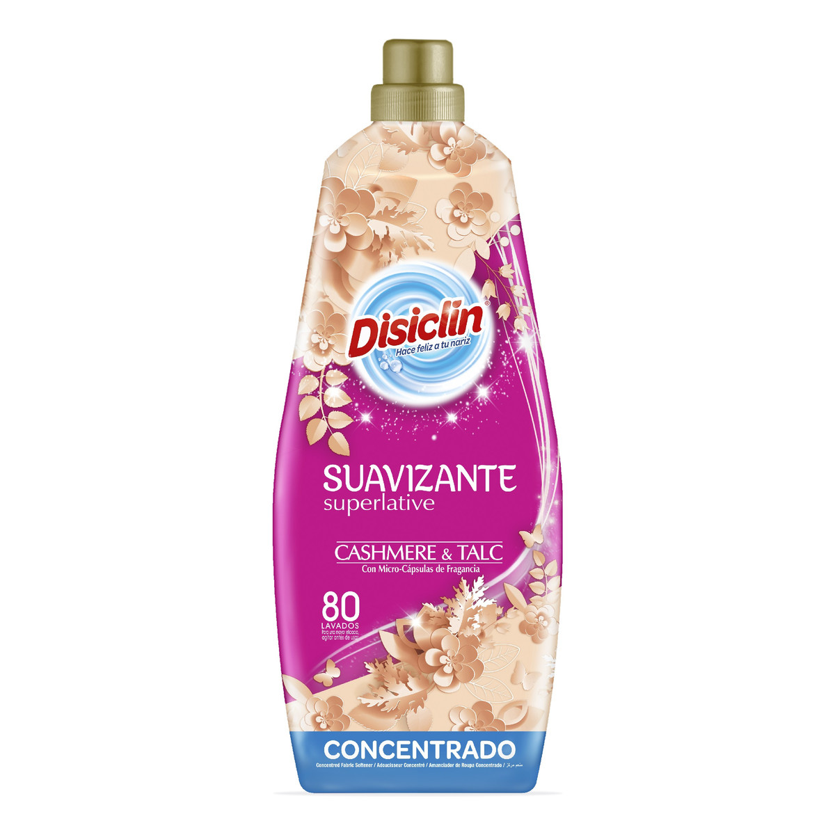 Disiclin Płyn do płukania tkanin 80 płukań Cashmere & Talc 1440ml