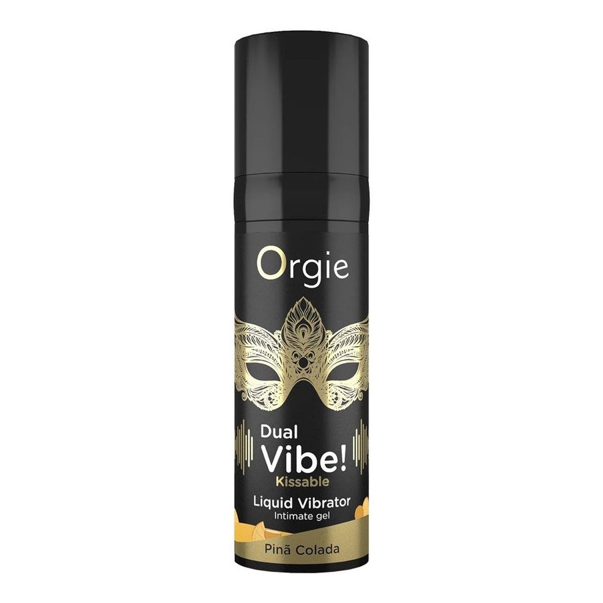 Orgie Dual Vibe! Kissable Liquid Vibrator wibrujący Żel intymny pina colada 15ml