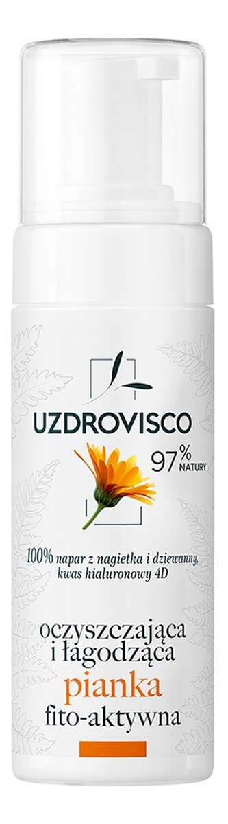 Fitoaktywna pianka oczyszczająca i łagodząca do mycia twarzy