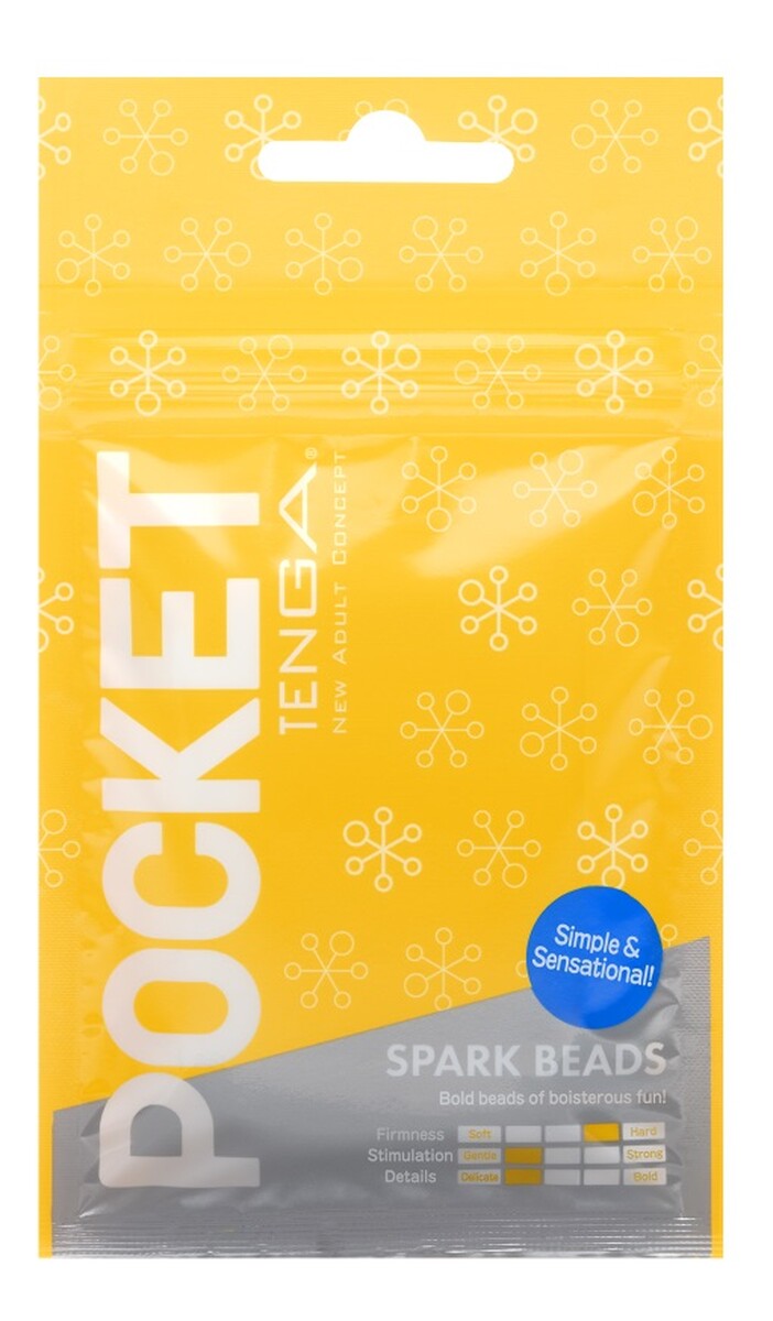 Pocket spark beads jednorazowy masturbator 006