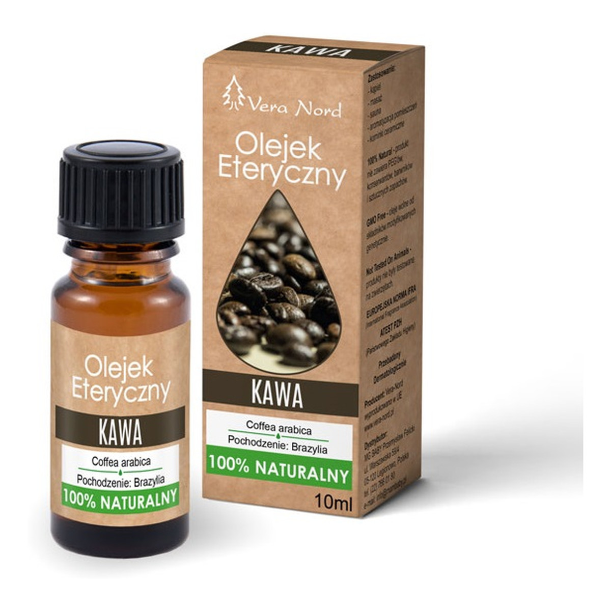 Vera Nord Naturalny Olejek eteryczny kawa 10ml