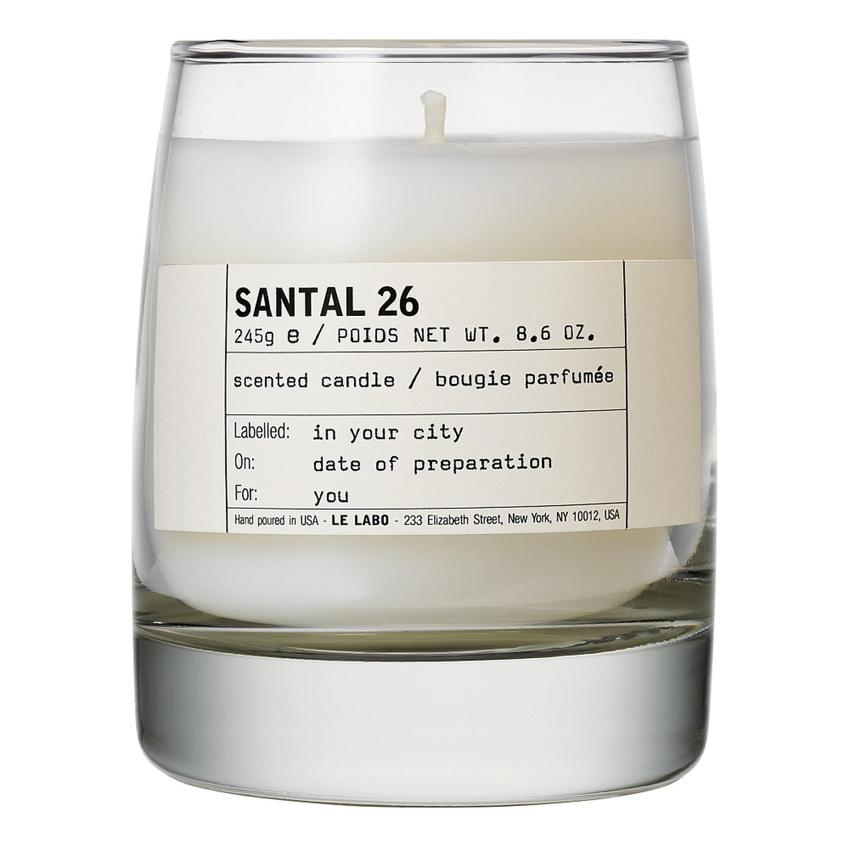Le Labo Santal 26 świeca zapachowa 245g