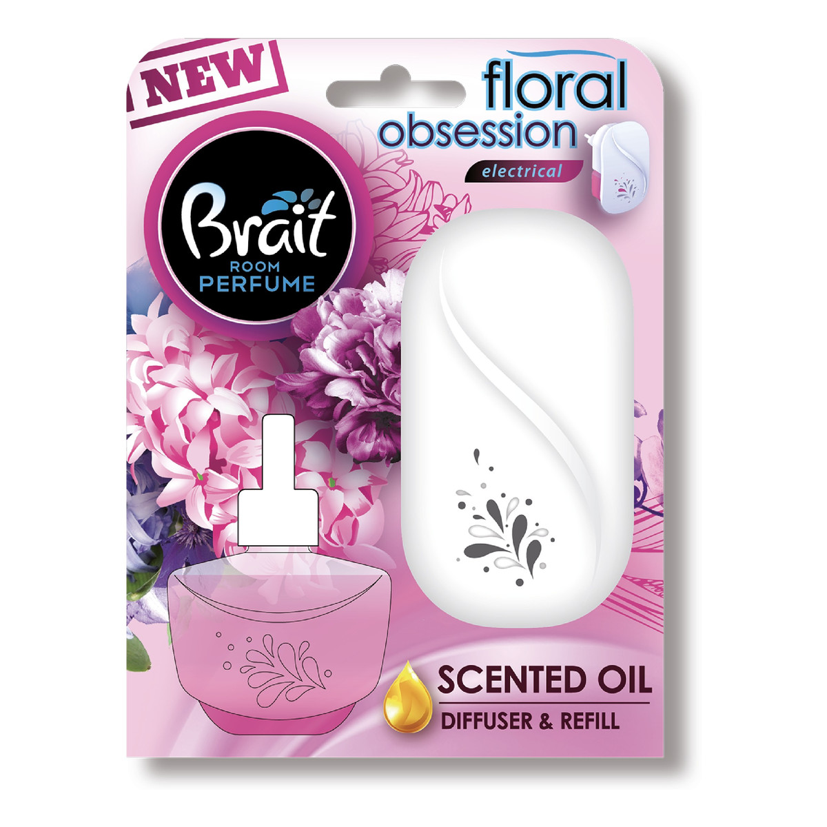 Brait Room Perfume Odświeżacz powietrza elektryczny Floral Obsession 20ml