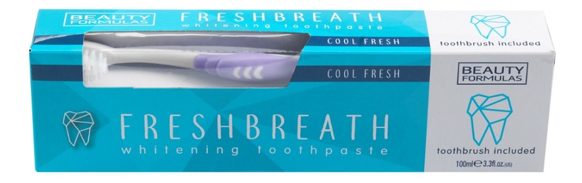 Freshbreath whitening toothpaste wybielająca pasta do zębów 100ml + szczoteczka do zębów