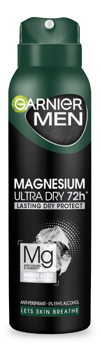 Dezodorant spray Magnesium Ultra Dry 72h Lasting Dry Protect