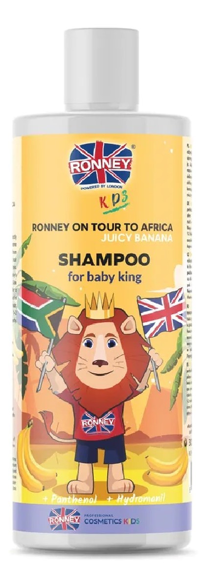 Kids on tour to africa shampoo szampon do włosów dla dzieci soczysty banan