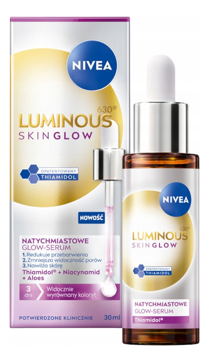 Luminous even glow serum