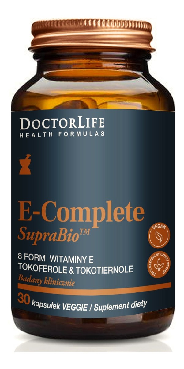 E-complete suprabio 8 witamin e nowej generacji suplement diety 30 kapsułek