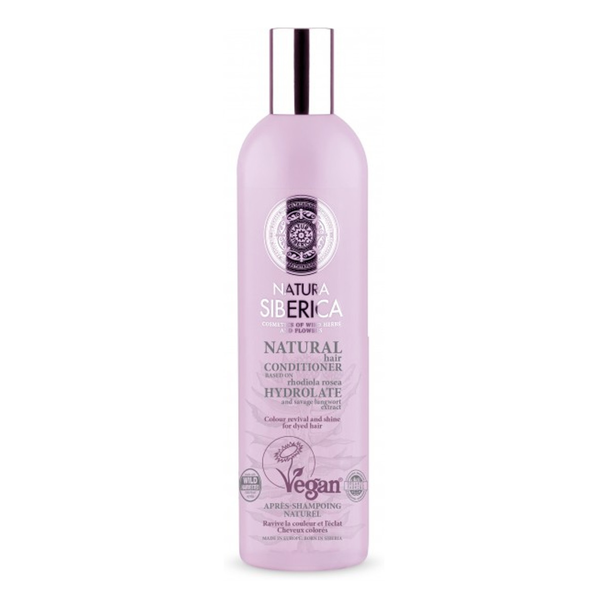 Natura Siberica Włosy Farbowane i Zniszczone Balsam Do Włosów Ochrona i Połysk 400ml