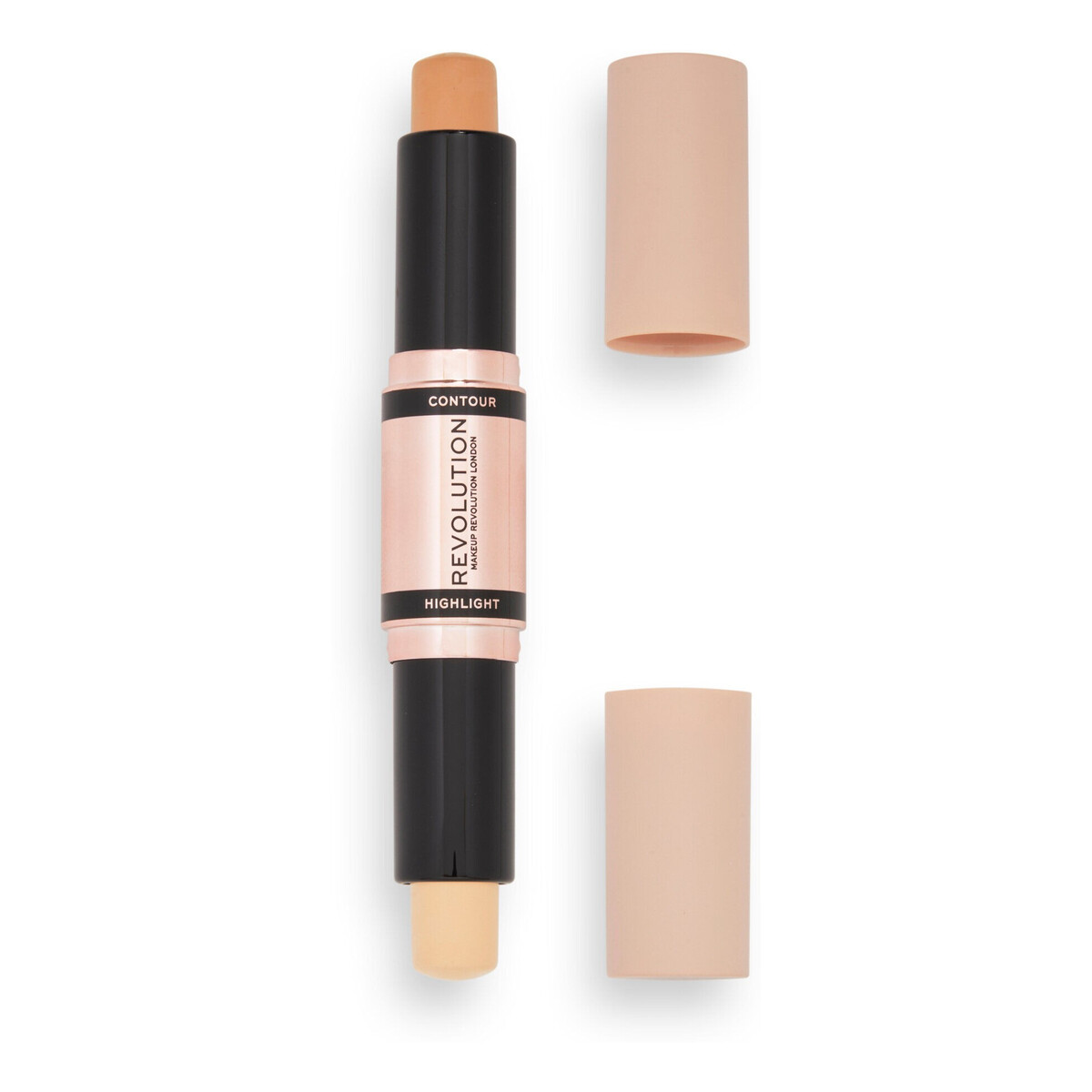 Makeup Revolution Fast Base Contour Stick Dwustronny Sztyft konturujący do twarzy