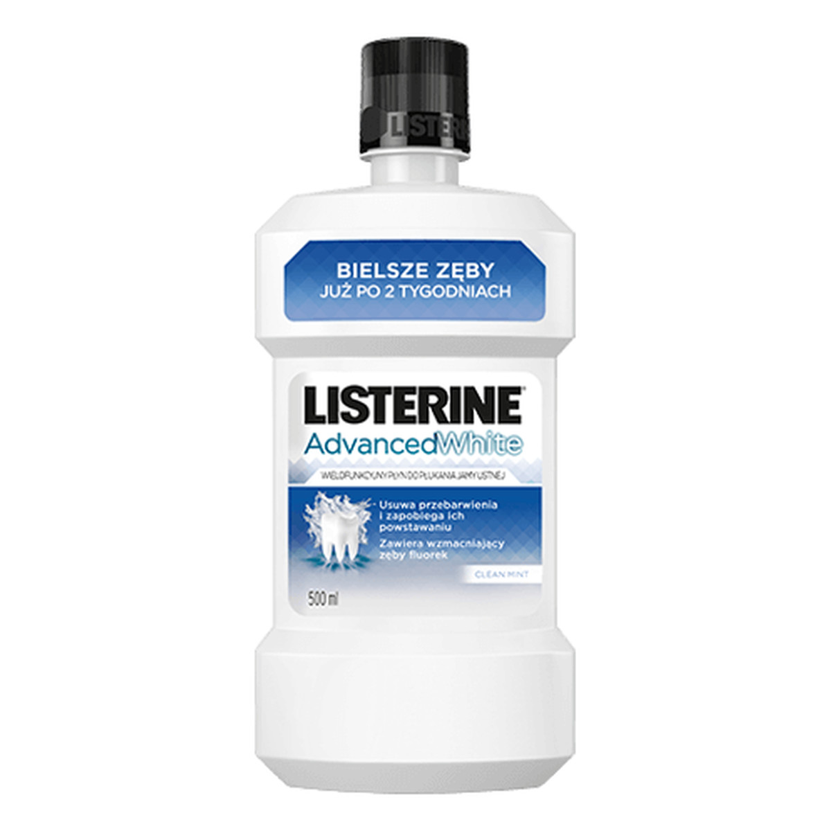 Listerine Advanced White płyn do płukania jamy ustnej (5+1) 500ml