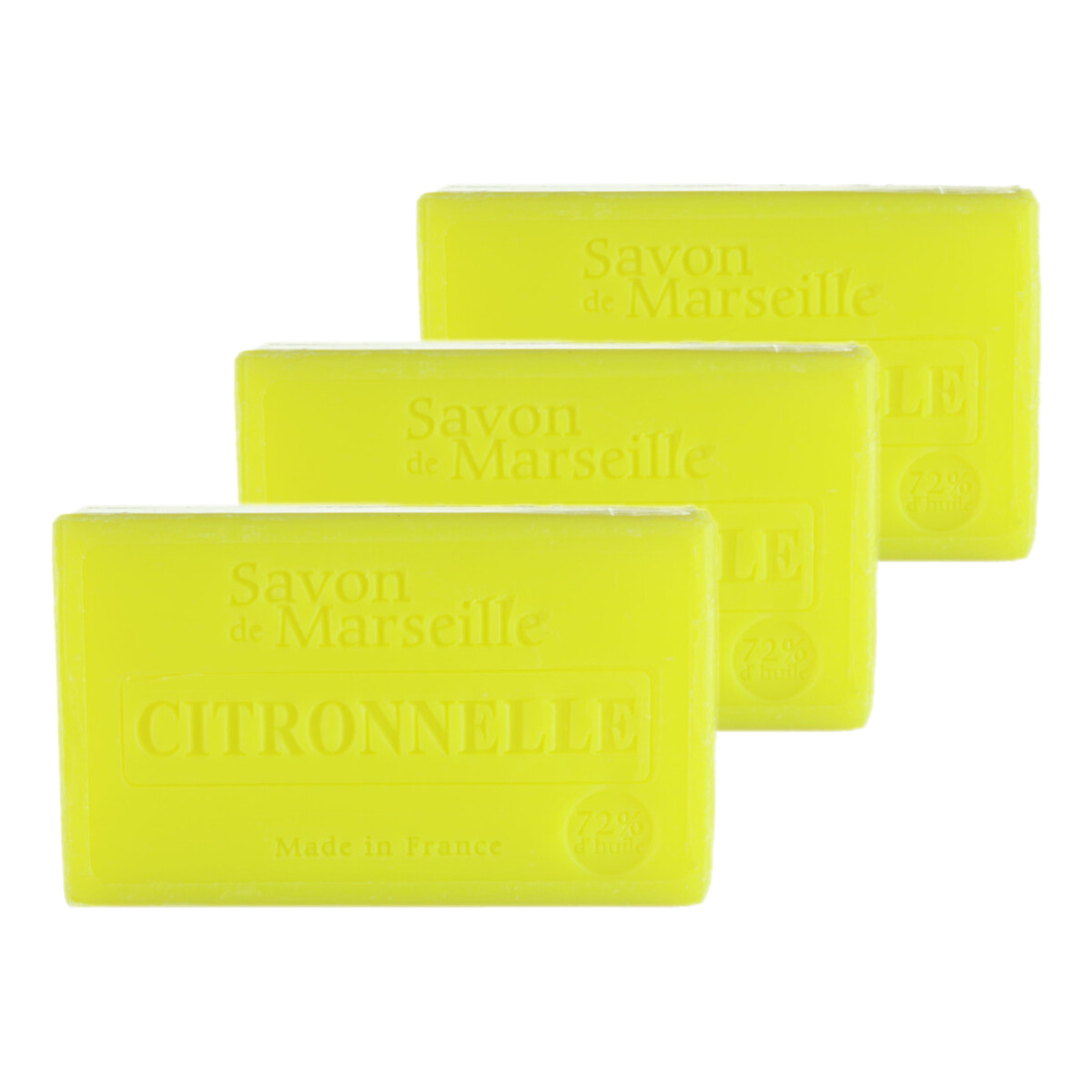 Le Chatelard 1802 Mydło marsylskie Cytronela 3x100g