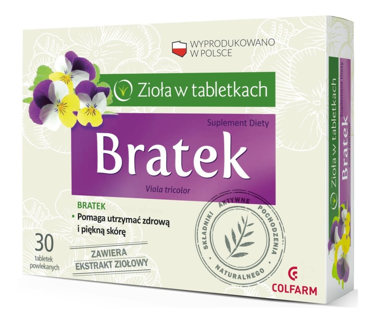 Bratek suplement diety 30 tabletek