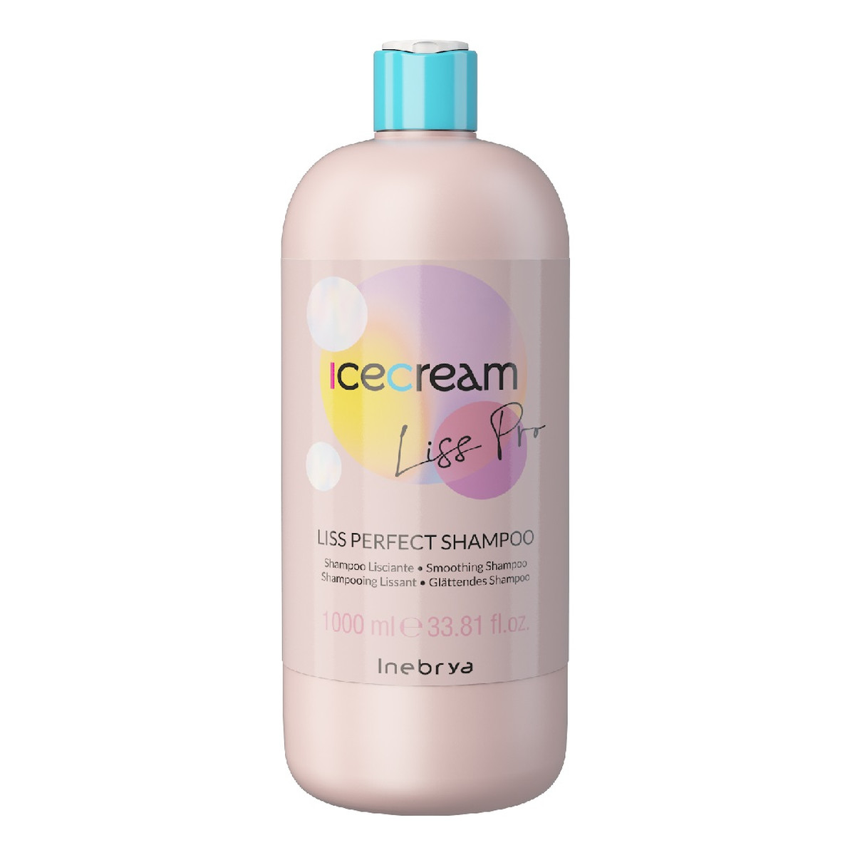 Inebrya Ice cream liss-pro szampon wygładzający włosy 1000ml