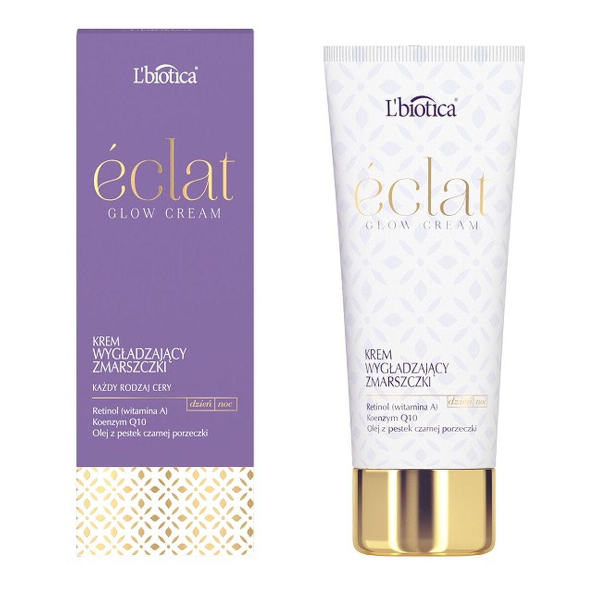 Lbiotica / Biovax Eclat Krem wygładzający zmarszczki z Retinolem na dzień i noc 50ml