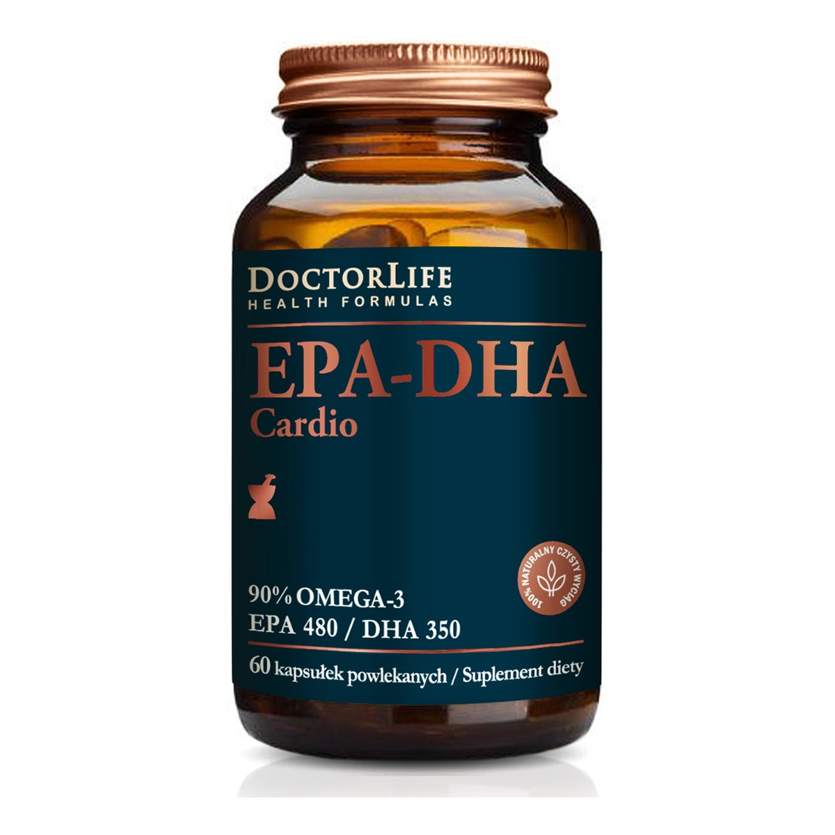 Doctor Life Epa-dha cardio 90% omega-3 epa 480/ dha 350 suplement diety 60 kapsułek
