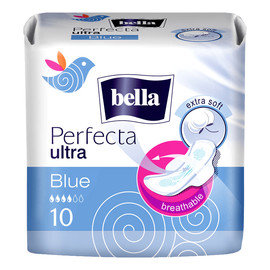 Podpaski ze skrzydełkami Ultra Blue 10 szt.