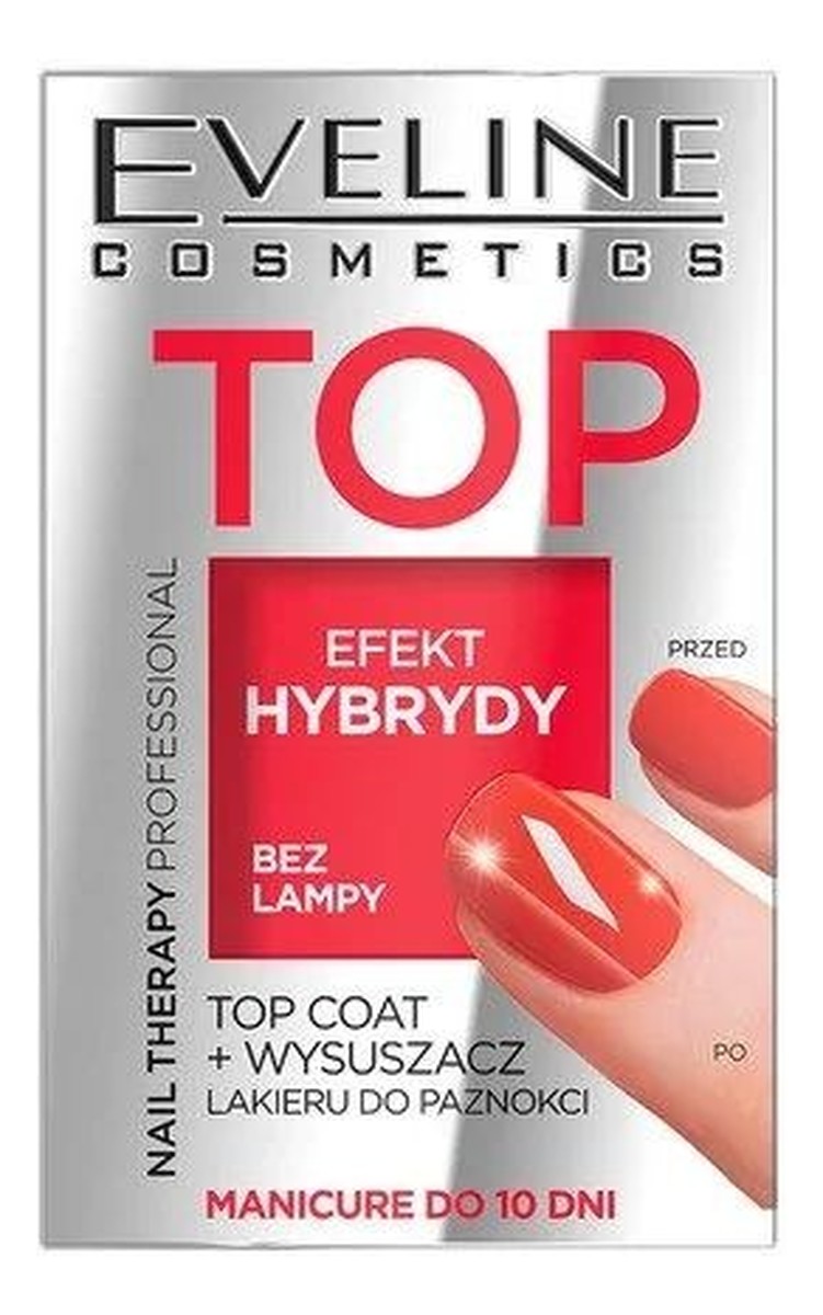 Top Coat + wysuszacz lakieru do paznokci