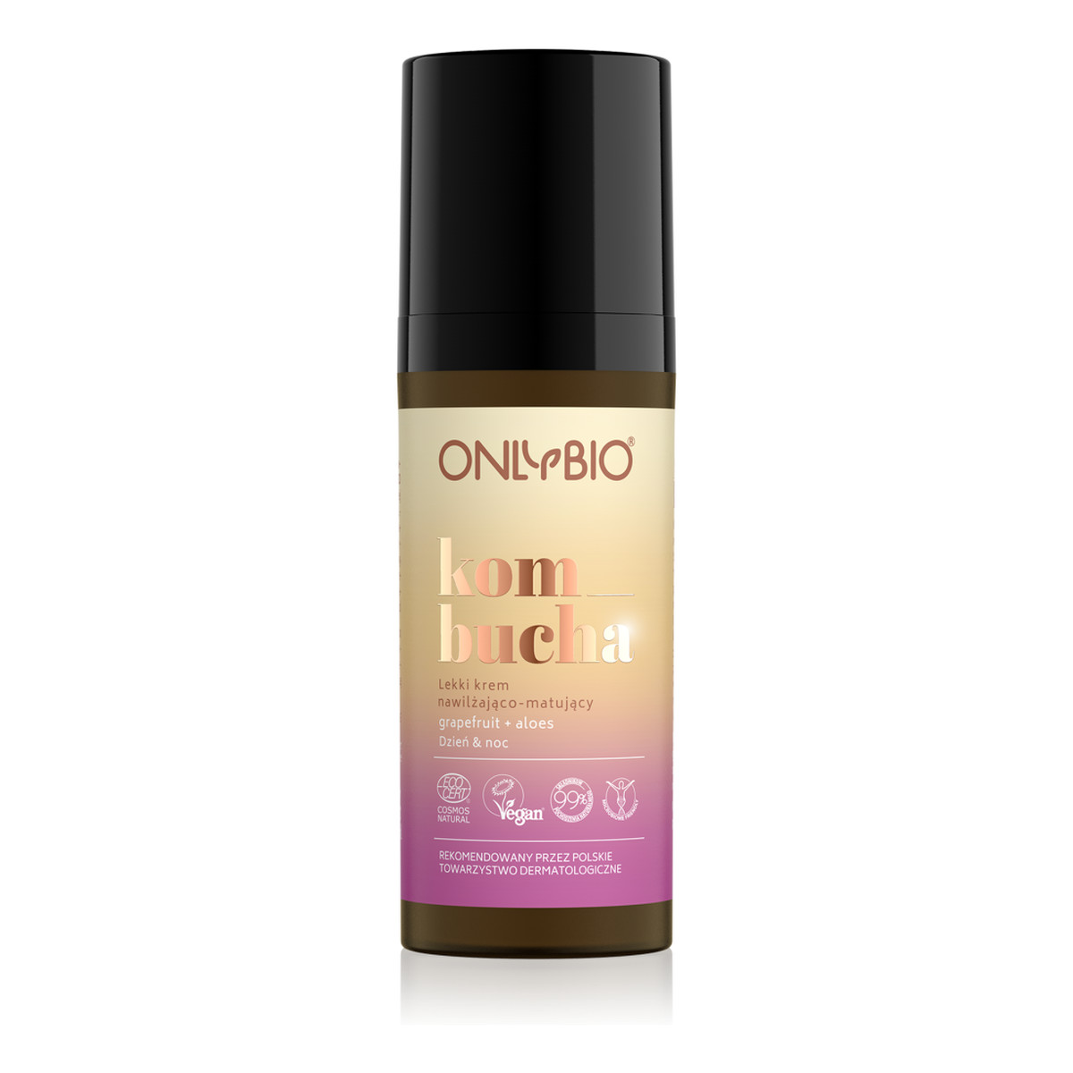 OnlyBio Kombucha Lekki krem ​​nawilżający i matujący do twarzy 50ml