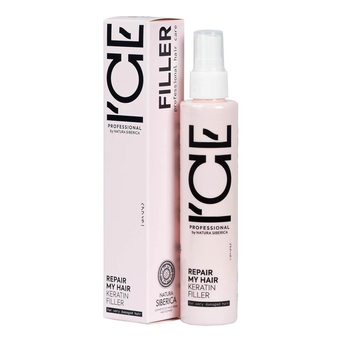 Natura Siberica Ice Professional Repair My Hair Profesjonalny kreatynowy wypełniacz do włosów zniszczonych wysokoporowatych i łamliwych 100ml