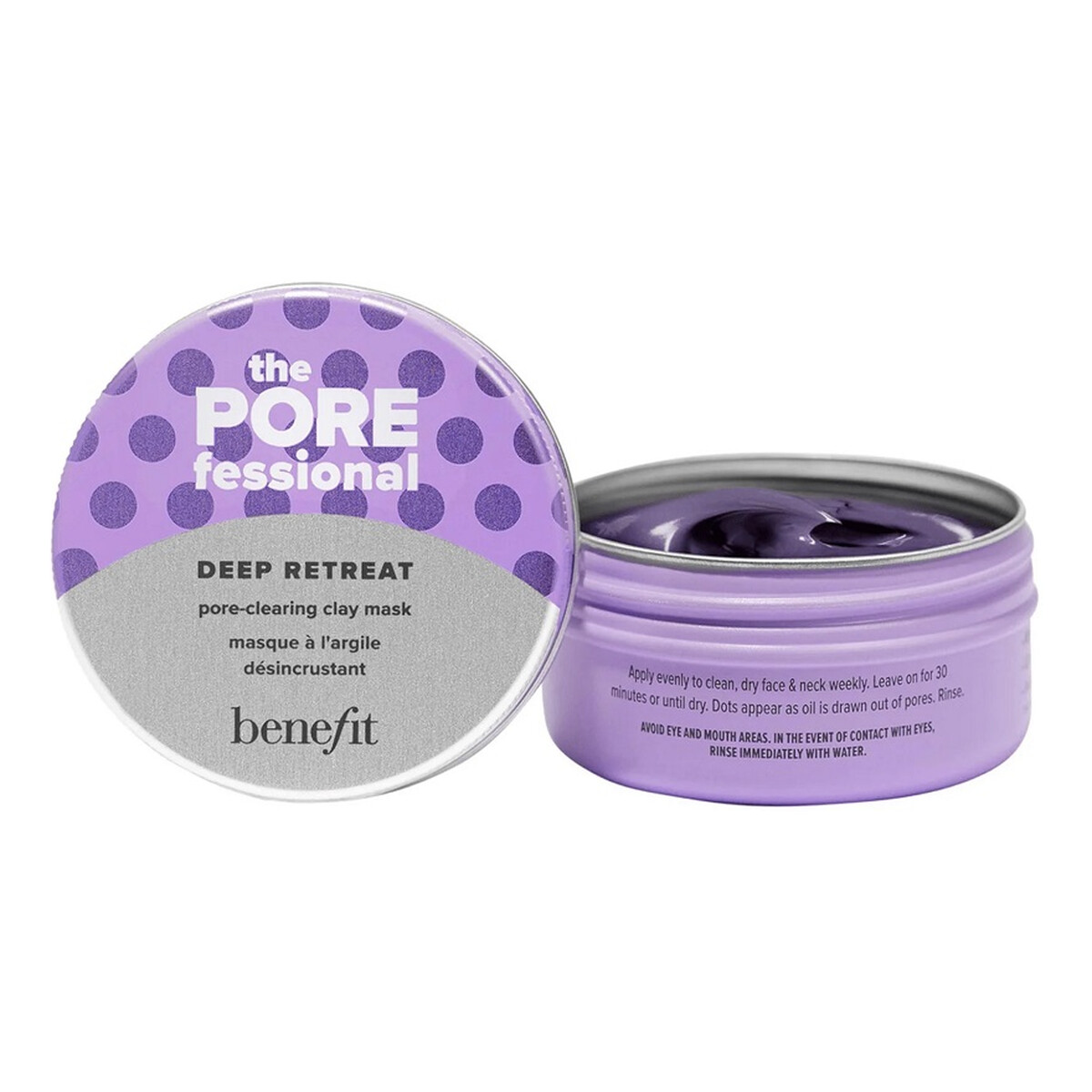 Benefit The porefessional deep retreat mini maska z glinką oczyszczająca pory 30ml