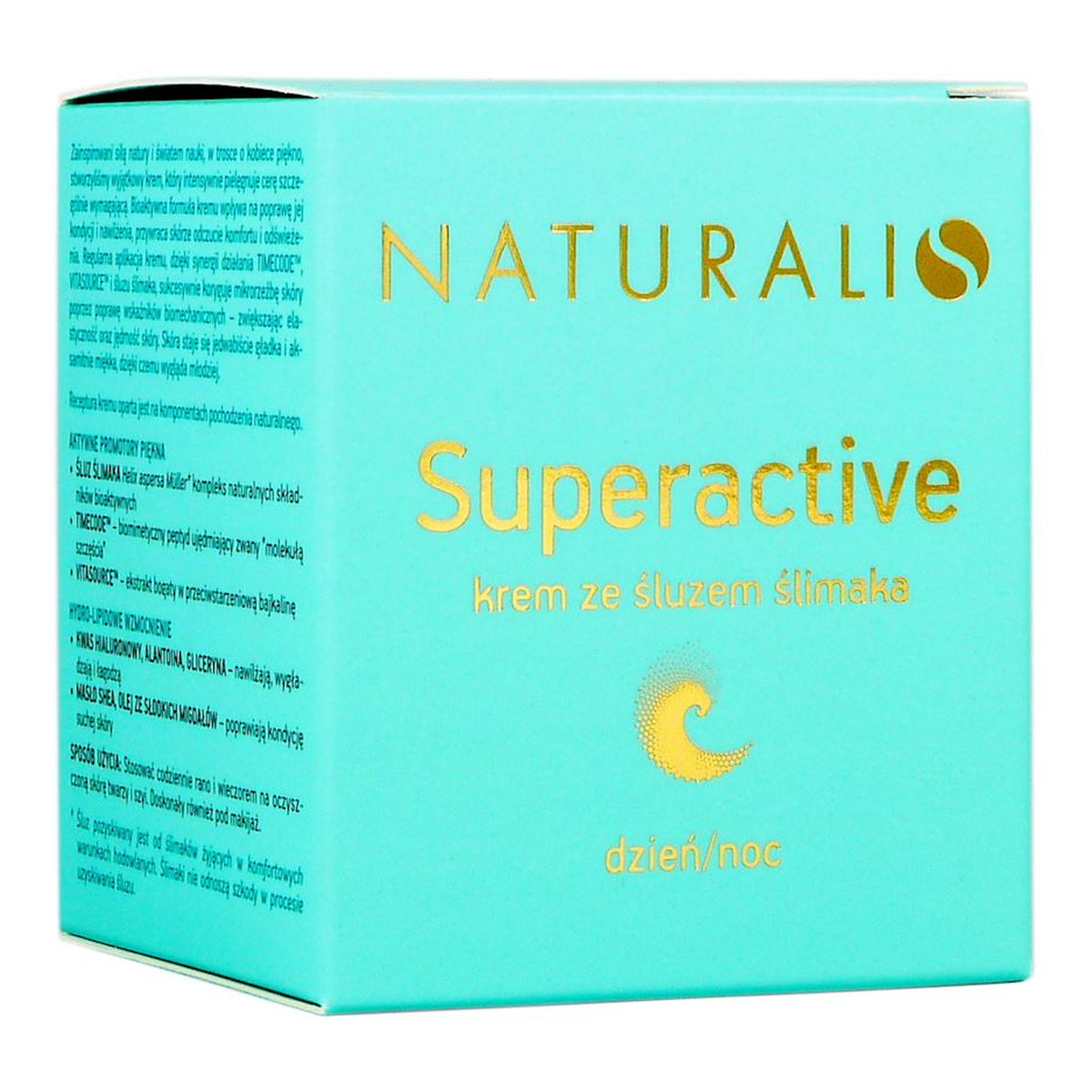 Naturalis Superactive krem ze śluzem ślimaka na dzień i noc 50ml