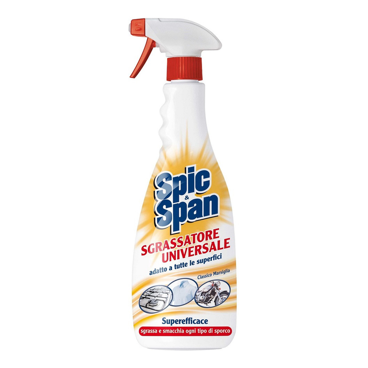 Spic&Span Odtłuszczający płyn do powierzchni w sprayu marsylia 750ml