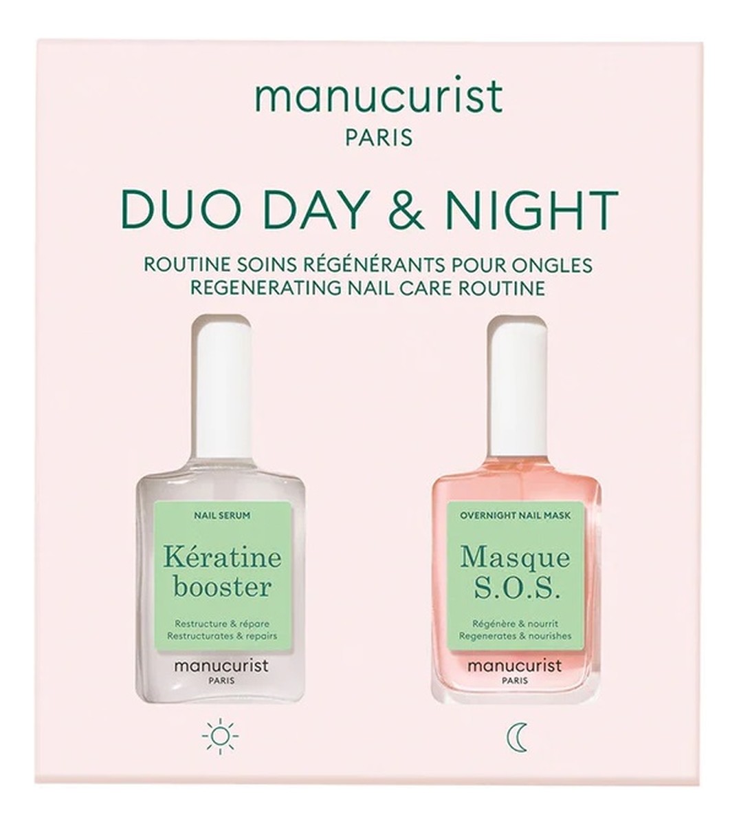 Zestaw pielęgnacyjny do paznokci 2x15ml