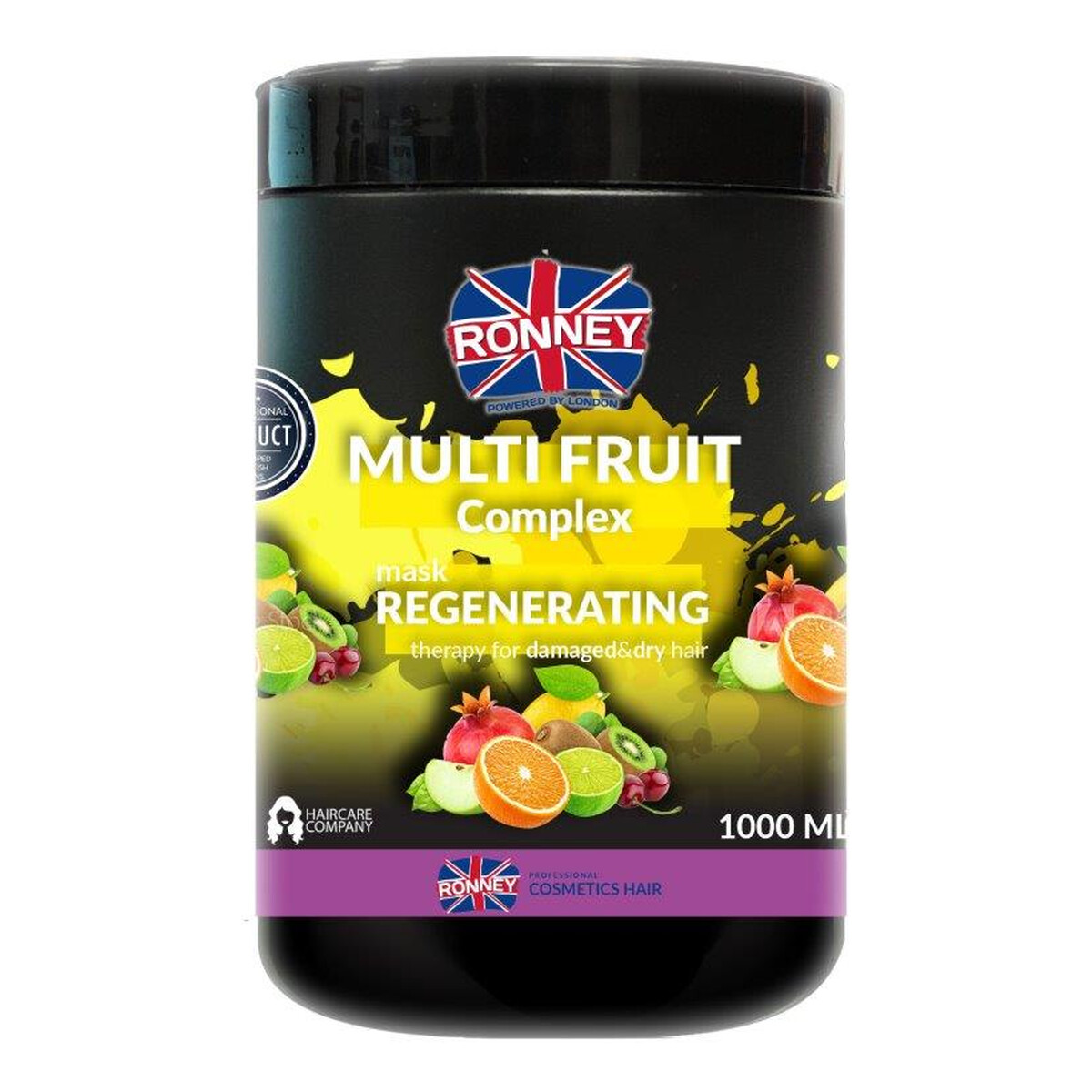 Ronney Multi Fruit Complex owocowa regenerująca maska do włosów 1000ml