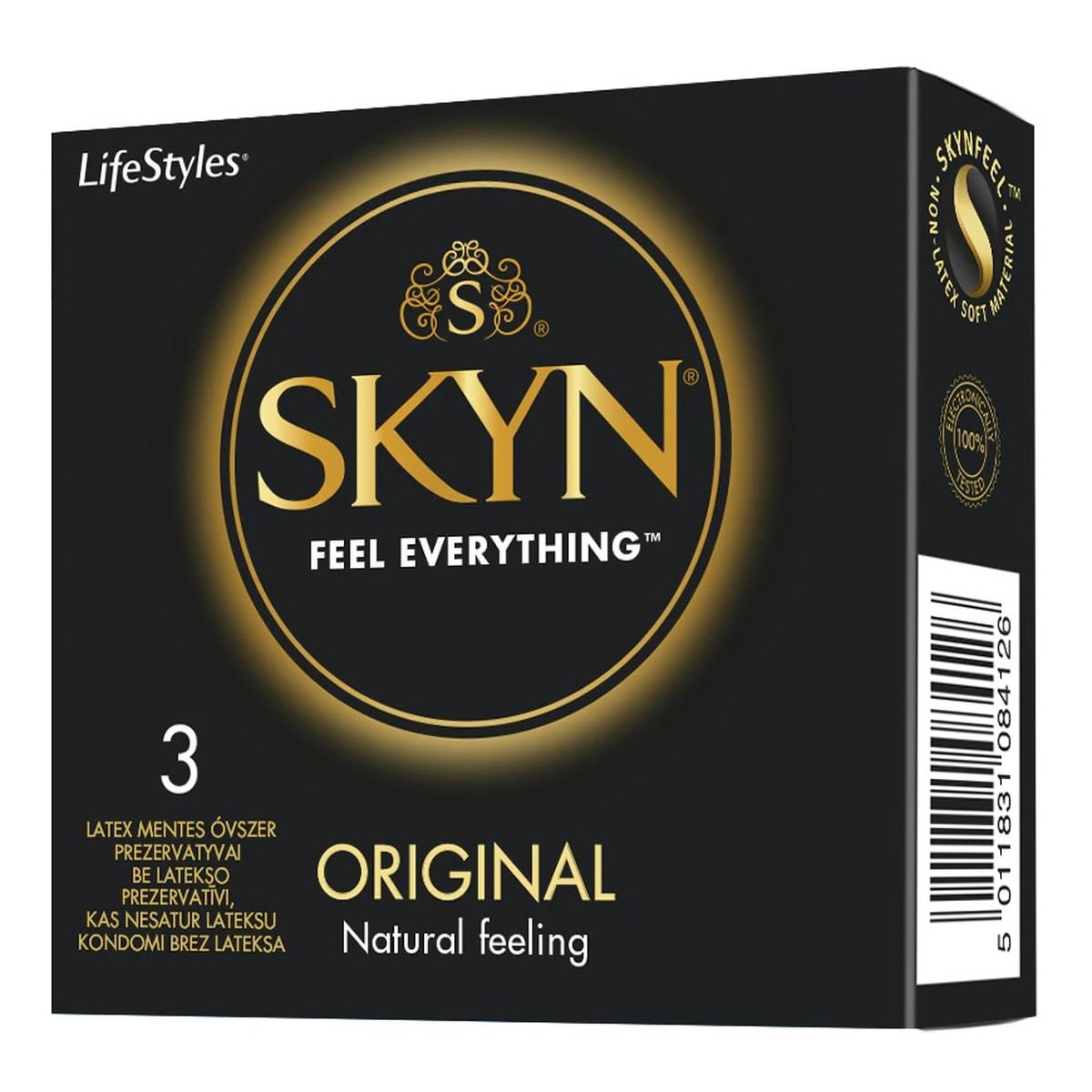 Unimil Skyn Original nielateksowe prezerwatywy 3szt.
