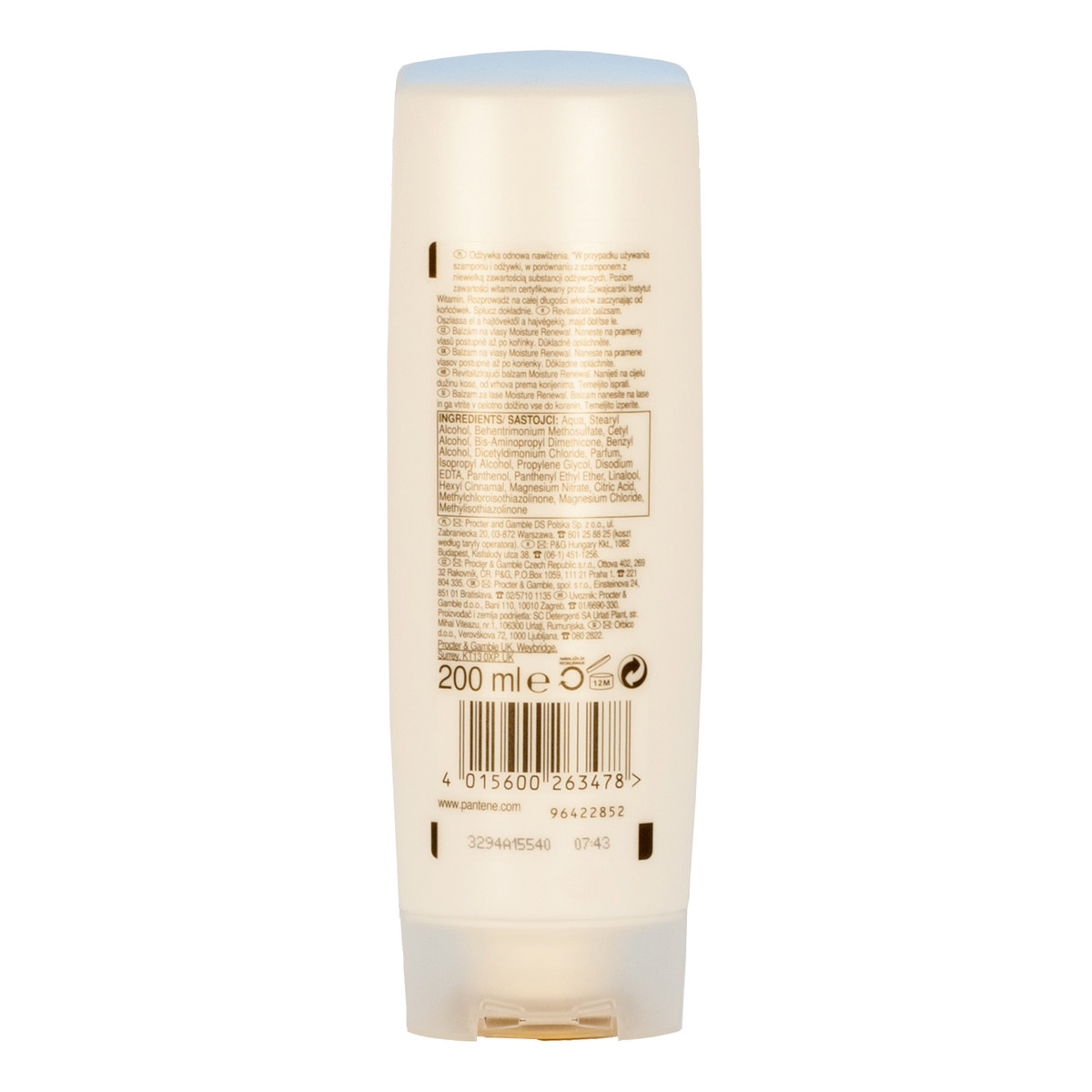 Pantene Pro-V Odnowa Nawilżenia Rewitalizująca Odżywka Do Włosów 200ml