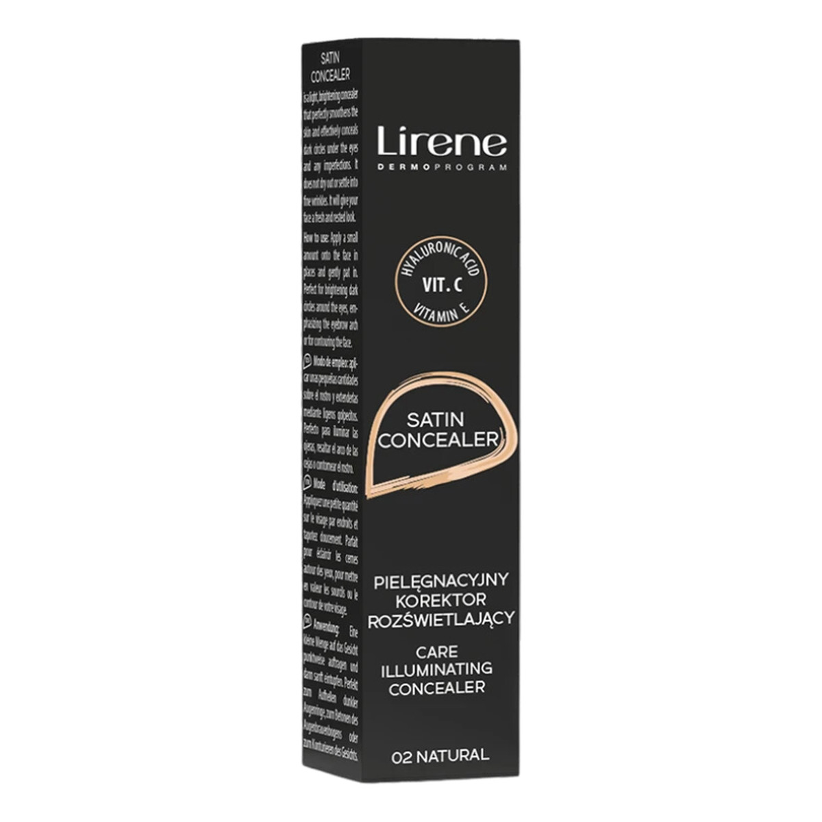 Lirene Satin Concealer Pielęgnujący Korektor Rozświetlający 10ml